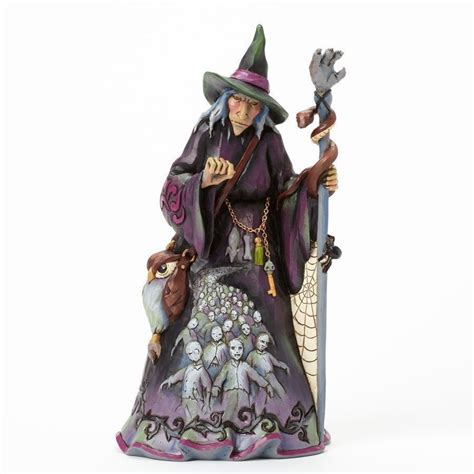 Evil witch figurine